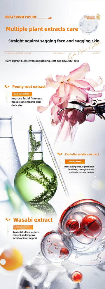 Snake Venom Peptide Anti-Aging Serum Anti-Aging Moisturizing Shrink Pores Hydrating Whitening Essence All Skin Types Skin care