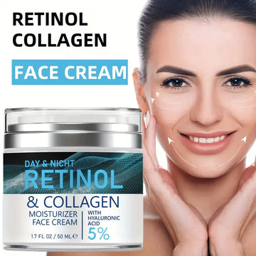 Retinol Collagen Cream Anti-aging Wrinkle Deep Hydration Moisturizing Skin Health Whitening Exfoliation