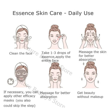 Facial Hyaluronic Acid Antioxidant Ampoule Essence Kit Niacinamide Salmon DNA Moisturizes Rejuvenating Shrinks pores Skin Care