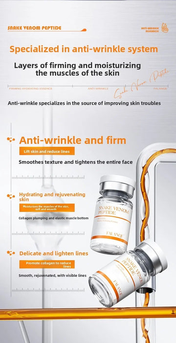 Korea 5ml*10pcs Freeze-Dried Powder Peptide Serum Kit Moisturizing Shrink Pores Whitening Essence All Skin Types Skin care