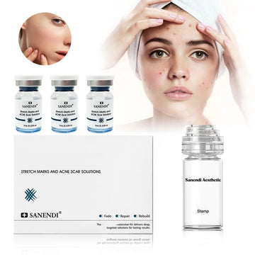 MicroInfusion Serum for Face With Stamp Hyaluronic acid Moisturize Firming Texture Anti Aging Home Care Kit Essence All Skin