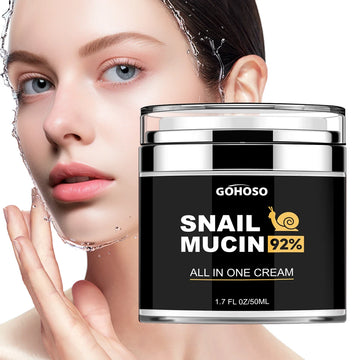 Snail Mucus Face Cream Firming Whitening Anti-Aging Wrinkle Moisturizing Hydrating Beauty Health Shrink Pores