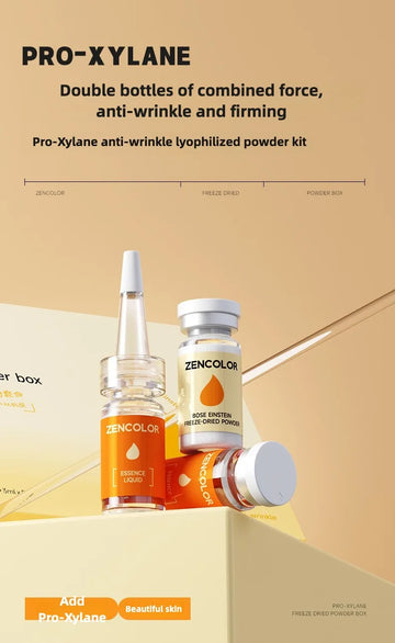 10pcs Pro-Xylane Anti-Wrinkle Lyophilized Serum High Concentration Anti-Aging Firming Face Essence for Deep Wrinkles