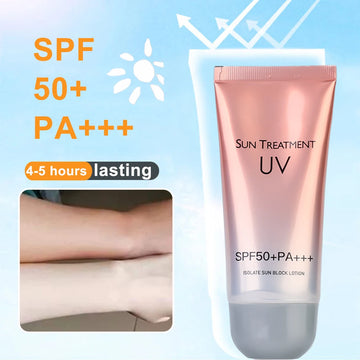 Lasting Sunscreen Cream Protector Facial Sun Block Spf50 Gel Isolation Lotion Cream Bleaching Creams Face Moisturizer Whitening