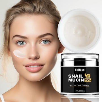 Snail Mucus Face Cream Firming Whitening Anti-Aging Wrinkle Moisturizing Hydrating Beauty Health Shrink Pores