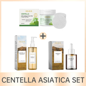 Centella Kit Facial Moisturizing Shrink Pores Acne Remove Dry Skin Brightening Oil Control Hyaluronic Acid Centella Skincare Set
