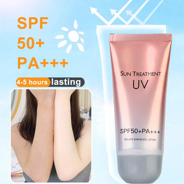 Lasting Sunscreen Cream Protector Facial Sun Block Spf50 Gel Isolation Lotion Cream Bleaching Creams Face Moisturizer Whitening