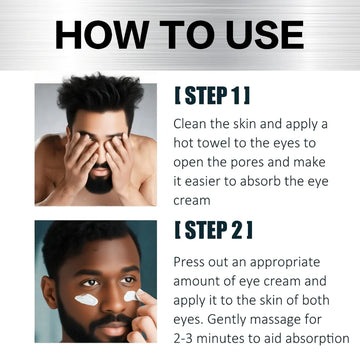 Under Eye Cream, Caffeine & Retinol, Anti-Aging, 5 Minutes Lifting Effect, Dark Circles, Puffiness, Wrinkles.