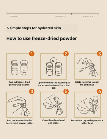 10pcs Pro-Xylane Anti-Wrinkle Lyophilized Serum High Concentration Anti-Aging Firming Face Essence for Deep Wrinkles