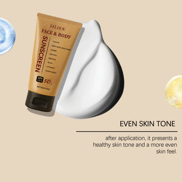 Sunscreen Spf 50 Anti Sunburn UV Protection Cream Moisturizing Face Body Sunblock Matte Lightweight Non-Greasy ﻿