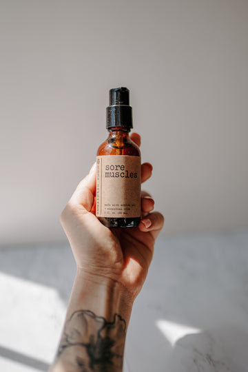 Sore Muscles Massage Oils Blend