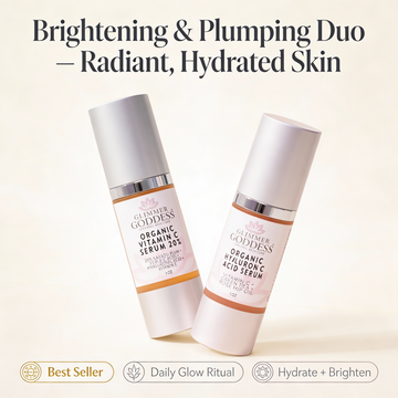 Vitamin C + Hyaluronic Acid Duo – Brightening & Plumping Serum Set for Radiant, Hydrated Skin