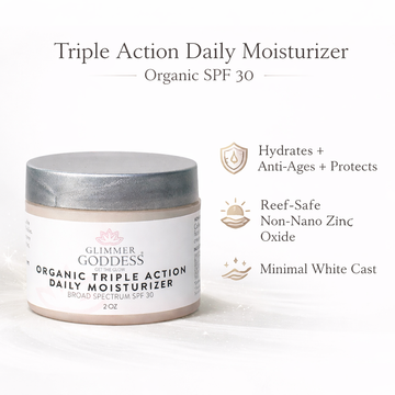 Triple Action Daily Organic Face Moisturizer