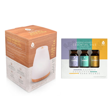 Aromatherapy 2 in 1 USB Diffuser & Essential Oil Set