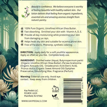 Vetiver Natural Organic Body Lotion