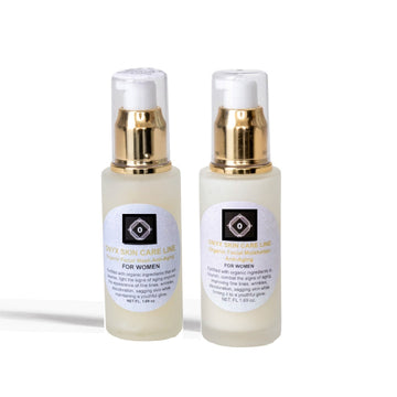 Organic Two-Step Anti-Aging Facial System Wash and Moisturizer