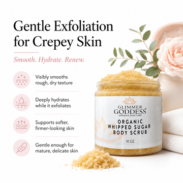 Organic Whipped Sugar Fondant Exfoliating Body Scrub