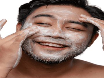 Dry Skin Relief Two-Step Facial System For Men - Wash and Moisturizer