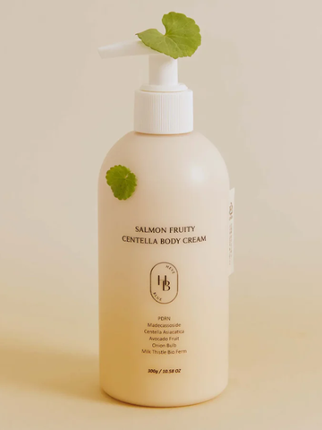 HEVEBLUE Salmon Fruity Centella Body Cream 300g