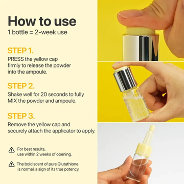 numbuzin No.5 Glutathione100 x TXA10 Advanced Dark Spot Ampoule Concentrate 10g