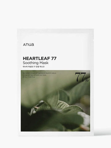Anua Heartleaf 77 percent soothing sheet mask