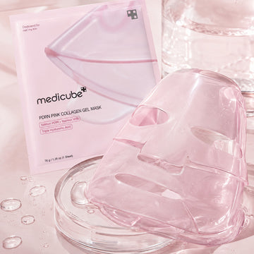 MEDICUBE Gel Mask Pink PDRN 4 unidades