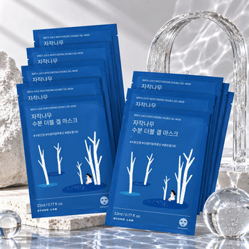 ROUND LAB Birch Juice Moisturizing Double Gel Mask 10 hojas