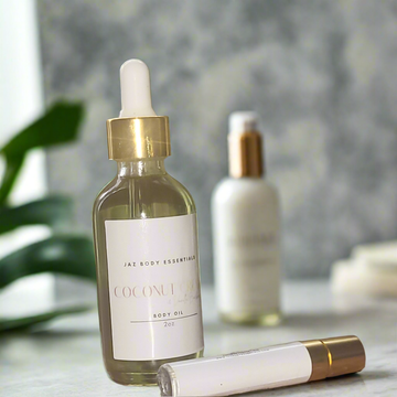 Coconut Cream & Vanilla Bourbon Latte Body Oil & Perfume Set