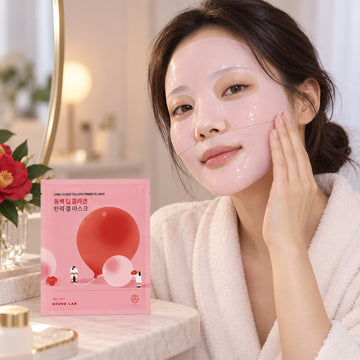 ROUND LAB Camellia Deep Collagen Firming Gel Mask 4 Hojas