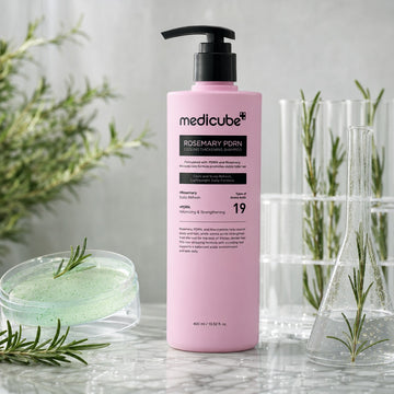 Champú espesante refrescante con romero y PDRN de medicube 400 ml