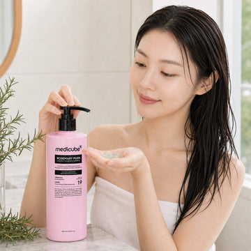 Champú espesante refrescante con romero y PDRN de medicube 400 ml