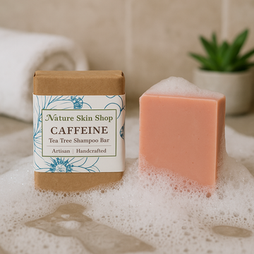 Caffeine Shampoo Bar with Tea Tree Oil – Growth & Scalp Care
