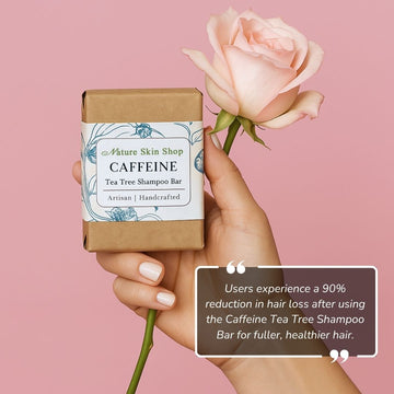 Caffeine Shampoo Bar with Tea Tree Oil – Growth & Scalp Care