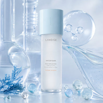 Laneige Water Bank Toner - Esencia de ácido hialurónico azul para piel normal a seca
