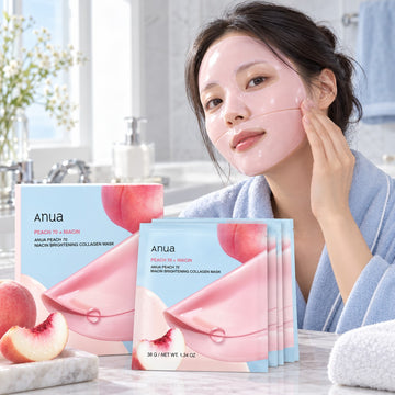 Mascarilla de durazno Anua 4 unidades