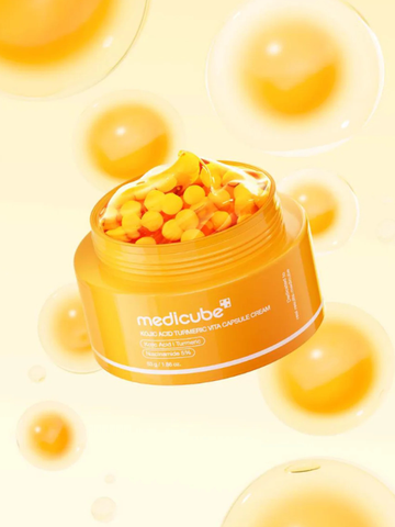 medicube Kojic Acid Turmeric Vita C Capsule Cream 53g jar