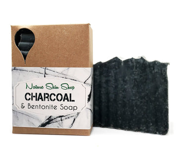Detoxifying Activated Charcoal and Bentonite Clay Soap, ( For Oily And Acne Skin)