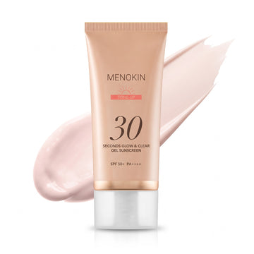 MENOKIN 30Seconds Glow and Clear Gel Sunscreen Tone-Up SPF 50+ PA++++ 50ml