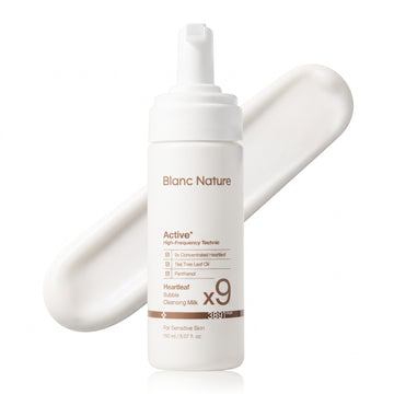 Blanc Nature 9x Houttuynia Cordata Bubble Cleansing Milk 150ml