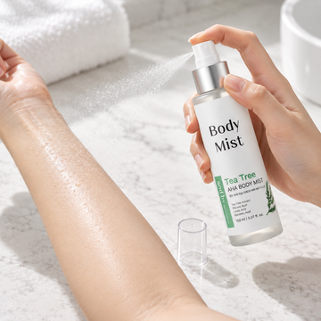 and by mixsoon Tea Tree AHA Body Mist 150ml