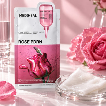MEDIHEAL Rose PDRN Essential Mask 10 Sheets