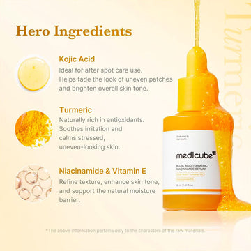 medicube Kojic Acid Turmeric Niacinamide Serum 30ml