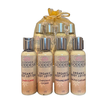Organic Seasonal Body Lotion Travel Size Gift Set