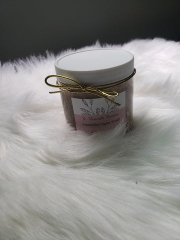 Emulsified Vanilla Cupcake Sugar Scrub