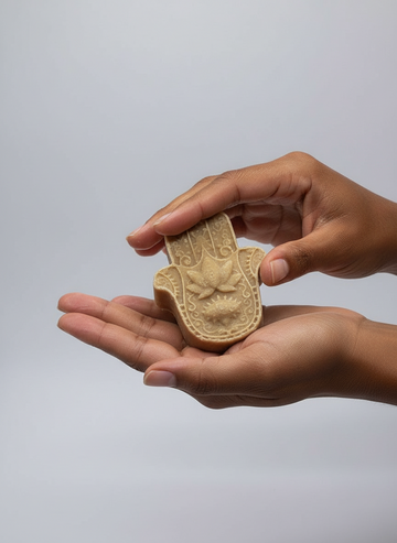 Hamsa Hand Turmeric Ginger Soap