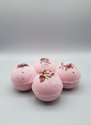 Simply Rose Petal Bath Bomb 4 pcs
