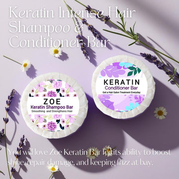 Keratin Intense Repair Shampoo & Conditioner Bar Set