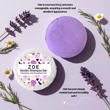Zoe Keratin Smoothing Shampoo Bar