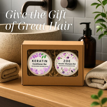 Keratin Intense Repair Shampoo & Conditioner Bar Set