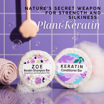 Keratin Intense Repair Shampoo & Conditioner Bar Set